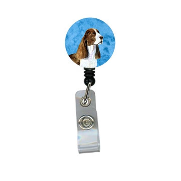 Teachers Aid Springer Spaniel Retractable Badge Reel Or Id Holder With Clip TE234826